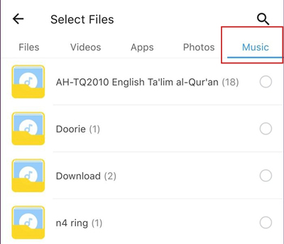 tidal cache files on file manager android