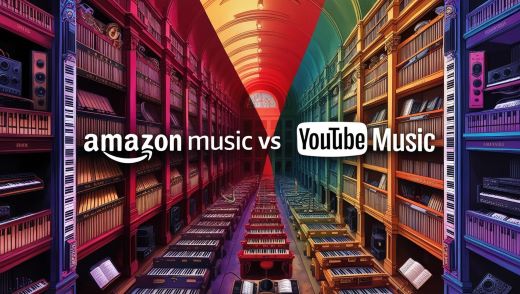 amazon music library vs youtube music library