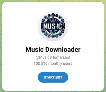 musichuntersbot spotify telegram bot