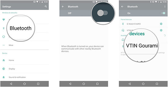 pair phone with echo via bluetooth