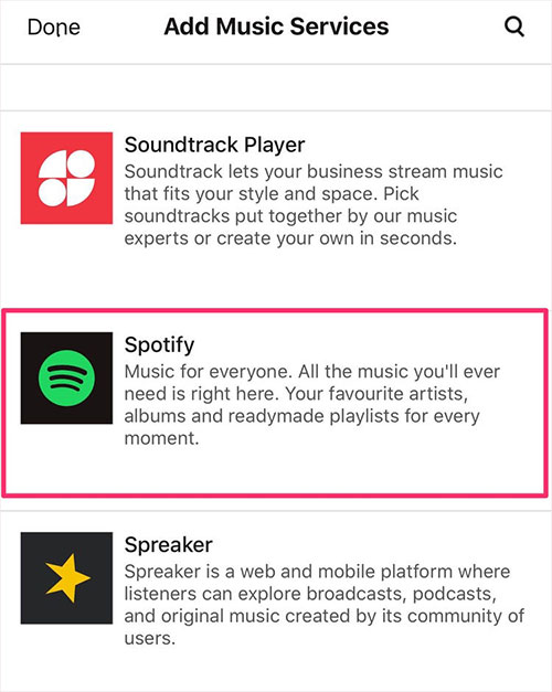 add spotify to sonos