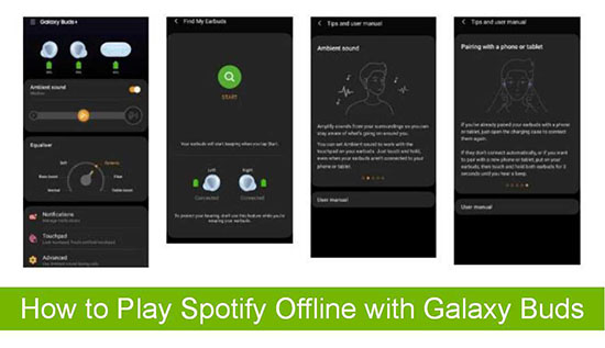 play spotify with galaxy buds