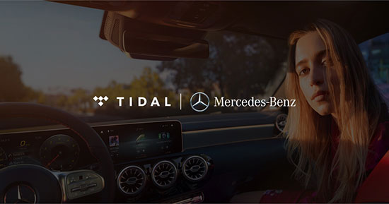 play tidal music in mercedes offline