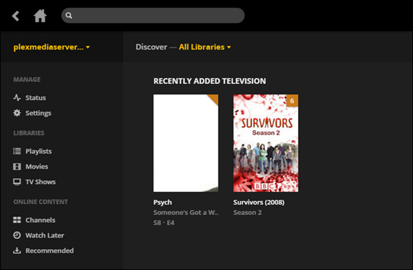 plex tidal library