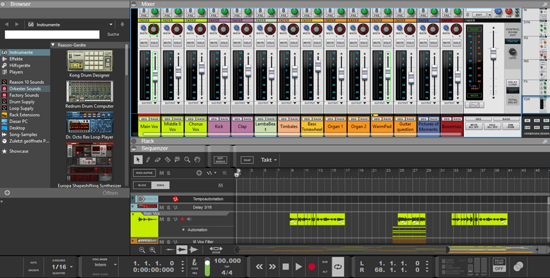 propellerhead music making software