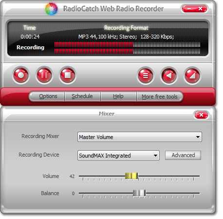 radiocathe web radio recorder