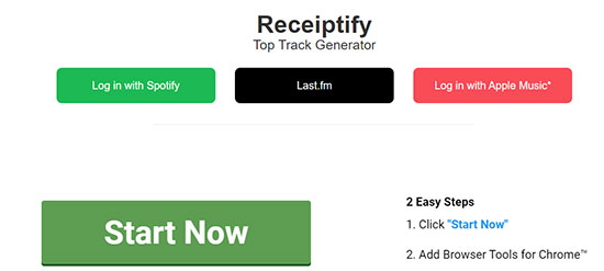 receiptify spotify plugin