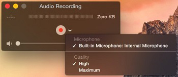 record audio mac with quicktime