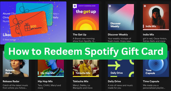 redeem spotify gift card 