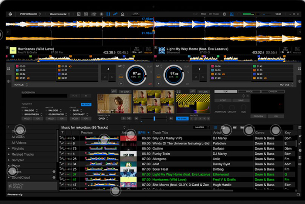 mix tidal music on rekordbox dj