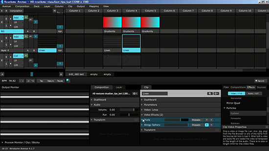 resolume music visualizer