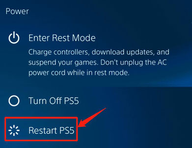 restart ps5 to fix spotify on ps5 not working