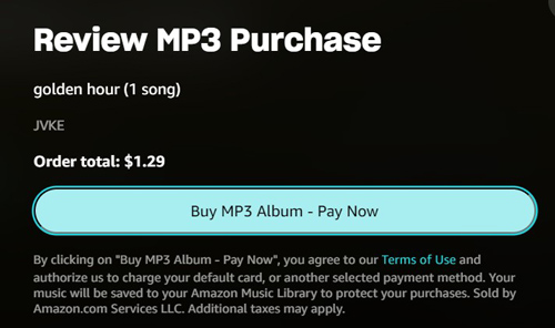 review mp3 purchase on amazon music