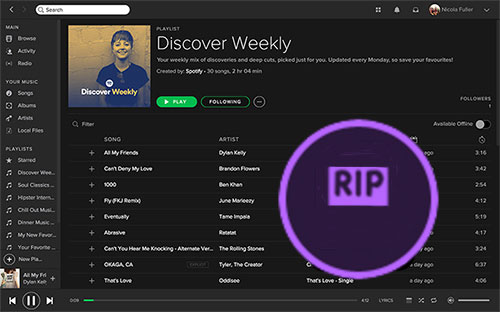 rip music from spotify