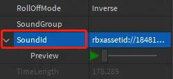 go to roblox soundid