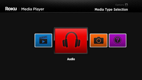 stream apple music via roku media player