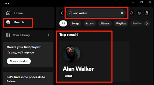 search for alan walker