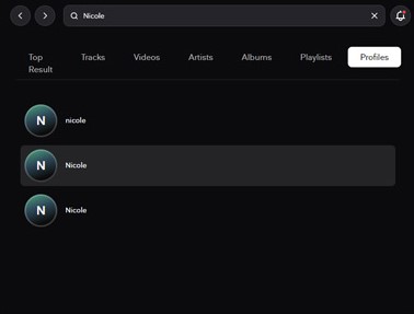 search tidal account file