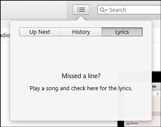 see apple music lyrics from itunes on pc