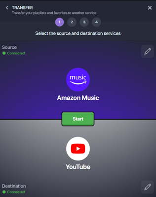 transfer amazon music to youtube music