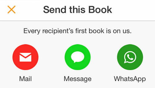 select a way to send this book on audible