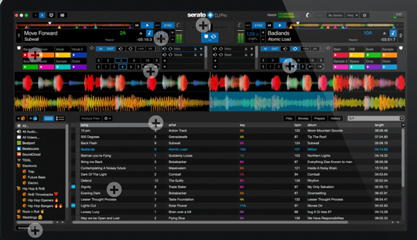 serato tidal dj software