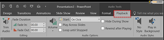 control apple music on powerpoint presentation