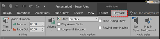 control amazon music playback on powerpoint