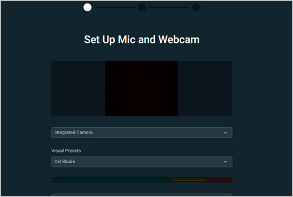 set up mic and webcam on streamlabs