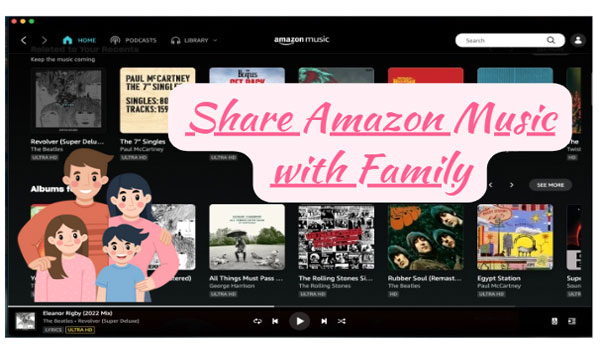 share amazon music with family