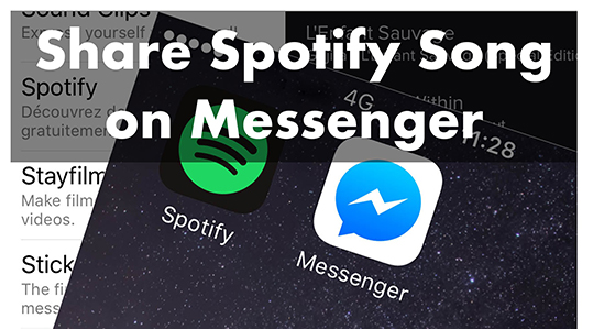 spotify on messenger