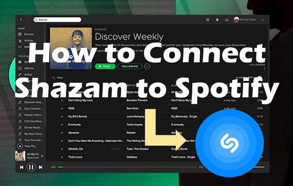 connect shazam to spotify