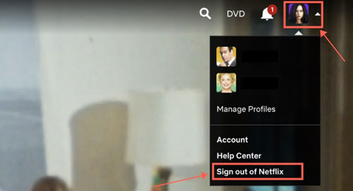sign out of netflix on pc
