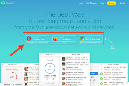 skyload spotify downloader chrome extension