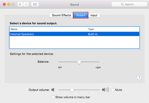 change volume settings on mac