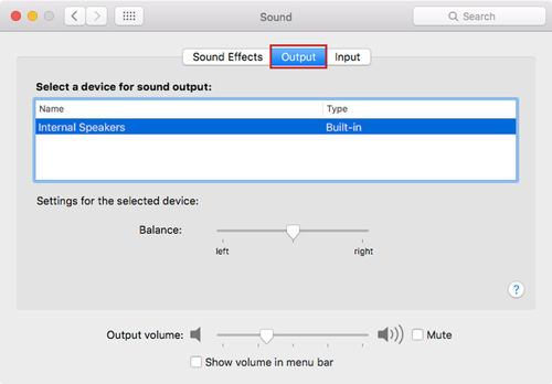 adjust volume of mac