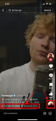 add songs from tiktok to spotify via sound detail page