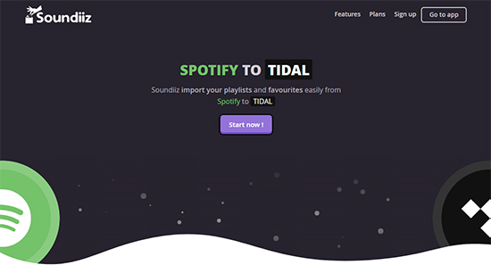 transfer spotify playlist to tidal soundizz