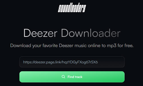 soundloaders free deezer to mp3 converter online