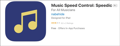 speedic music speed controller on ios