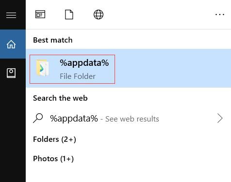 delete spotify appdata