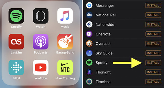 download spotify on apple watch