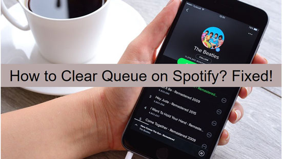 spotify clear queue