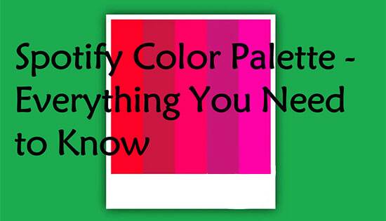 how to get spotify color palette