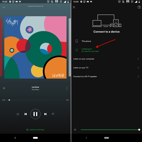 connect spotify to tv via spotify connect