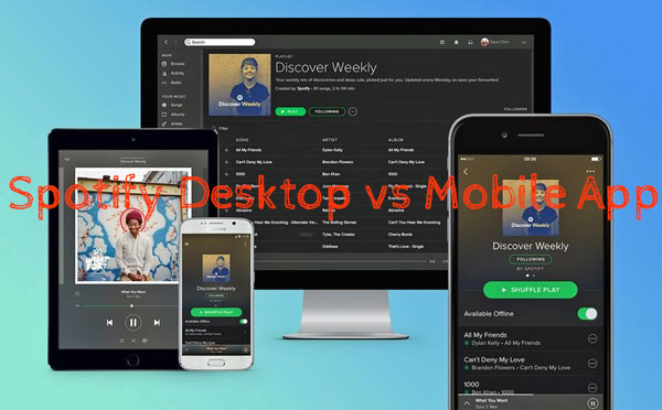 spotify pc vs mobile