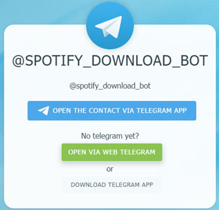 spotify download bot telegram