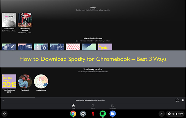 spotify download chromebook