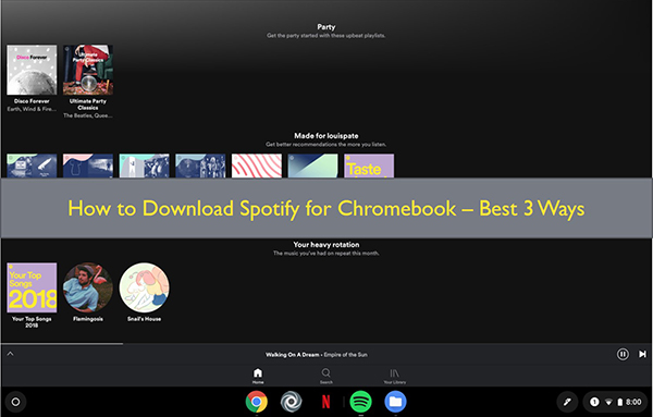 get spotify on school chromebook