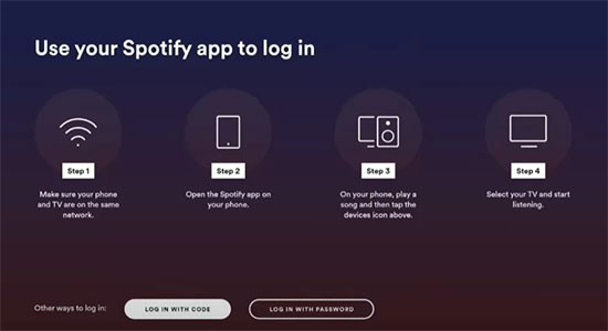 install spotify on sharp smart tv